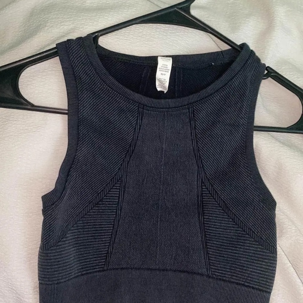 Aerie Navy Ribbed Tank Top